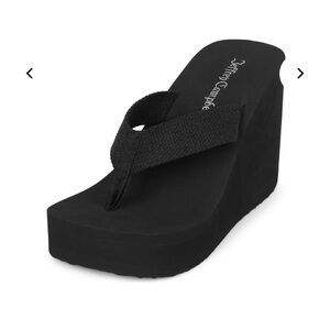 Jeffrey Campbell Black Platform Sandals